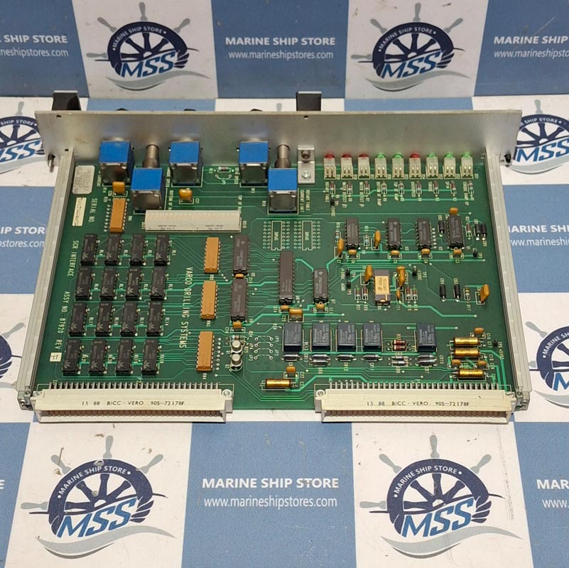 VARCO DRILLING SYSTEMS SCR INTERFACE ASSY-NO-87920 REV-F PCB CARD copy