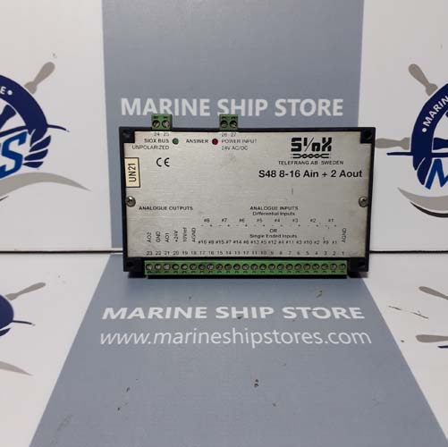 SIOX S48- 8-16 AIN + 2 AOUT ANALOG INPUT OUTPUT MODULE TELEFRANG