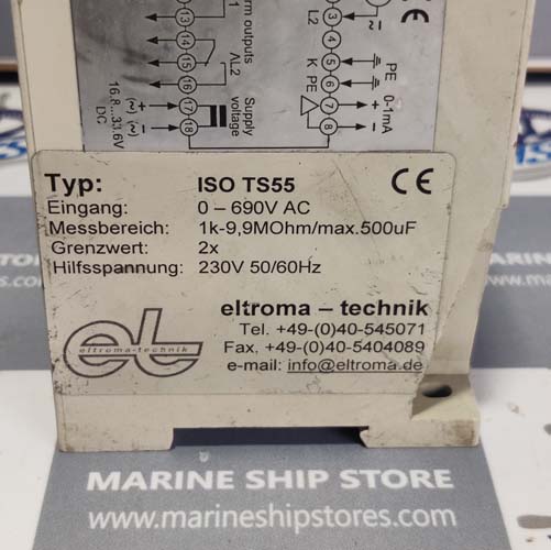 ELTROMA-TECHNIK ISO TS55 ISOLATION MONITORING METER
