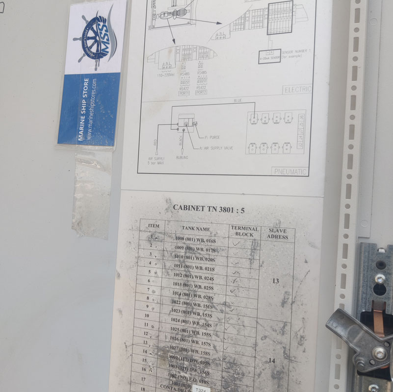 HONEYWELL TN3801 ELECTRO-PNEUMATIC LEVEL MEASURING CABINET copy