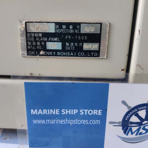 OKI DENKI FF-7505 FIRE DETECTION AND ALARM SYSTEM
