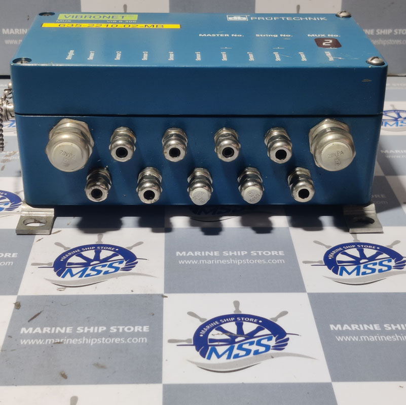 PRUFTECHNIK VIBRONET VIB 8.306 MULTIPLEXER SWITCH SENSOR