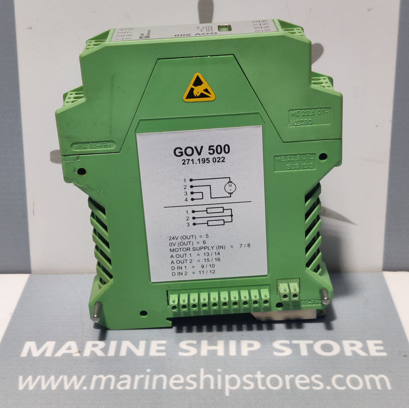 SAM ELECTRONICS GOV500 PROTECTION RELAY