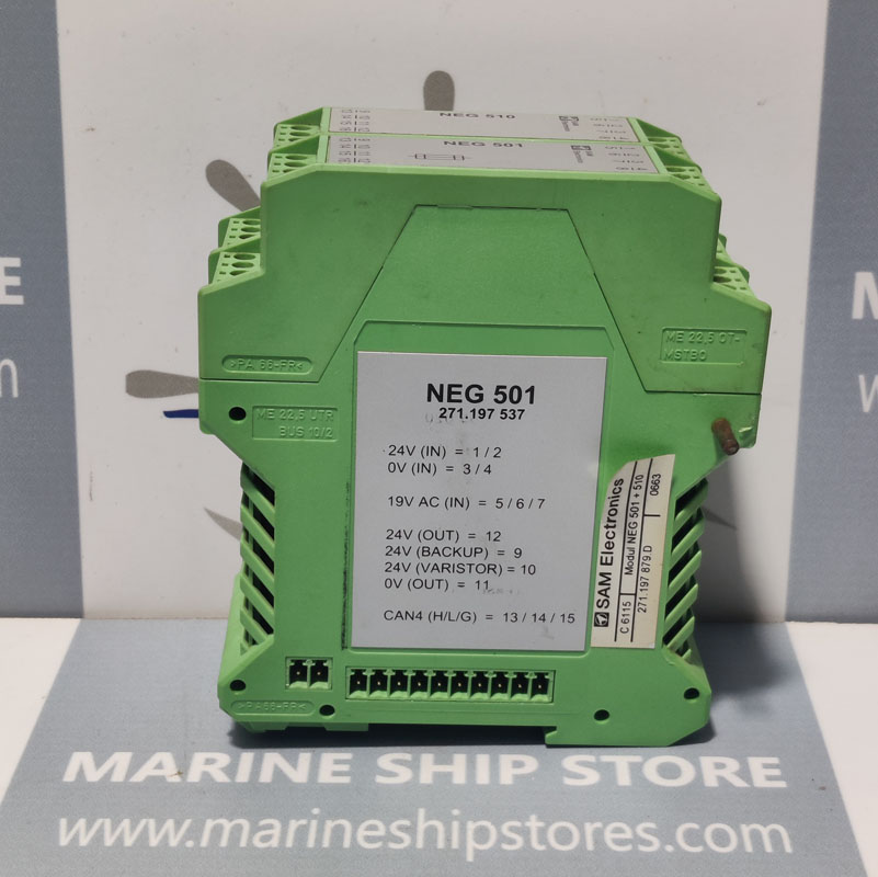 SAM ELECTRONICS NEG510-NEG501 PROTECTION RELAY