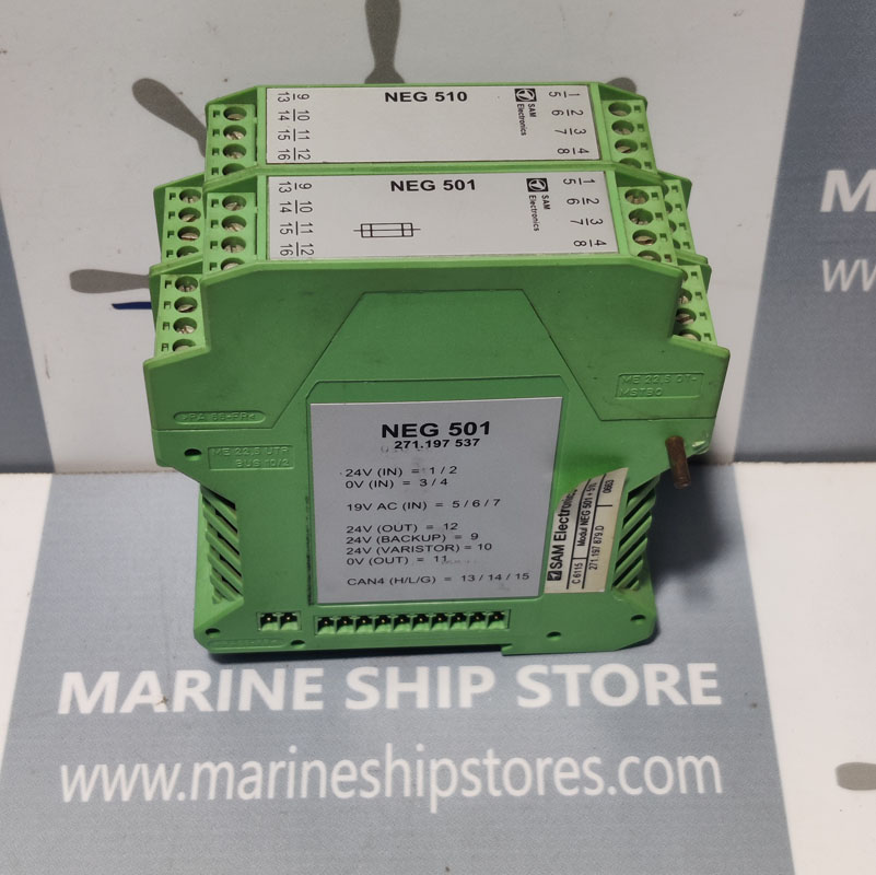 SAM ELECTRONICS NEG510-NEG501 PROTECTION RELAY