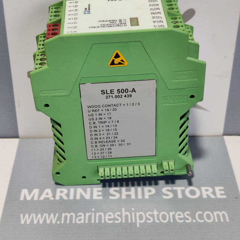 SAM ELECTRONICS SLE501 PROTECTION RELAY