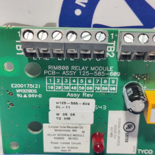 TYCO RIM800 RELAY  INTERFACE MODULE