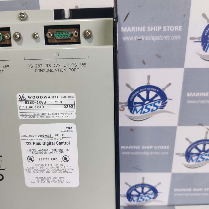 WOODWARD 723-9906-619-8280-1009 REV-C-A DIGITAL CONTROL-2 WOODWARD 723-9906-619-8280-1009 REV-C-A DIGITAL CONTROL