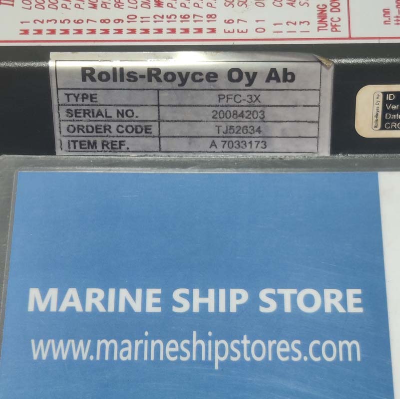 AQUAMASTER-RAUMA ROLLS-ROYCE PFC-3X-TJ52634 PROPULSIVE FORCE CONTROLLER copy
