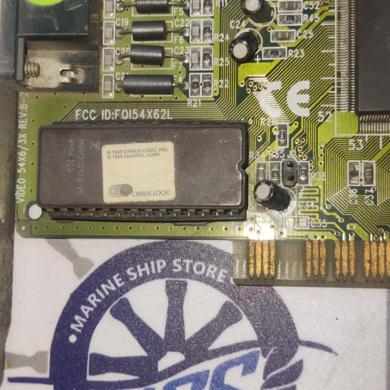 CIRRUS LOGIC FCCID-FQI54X62L-CL-GD5446BV-HC-B PCI VIDEO CARD-2 CIRRUS LOGIC FCCID-FQI54X62L-CL-GD5446BV-HC-B PCI VIDEO CARD