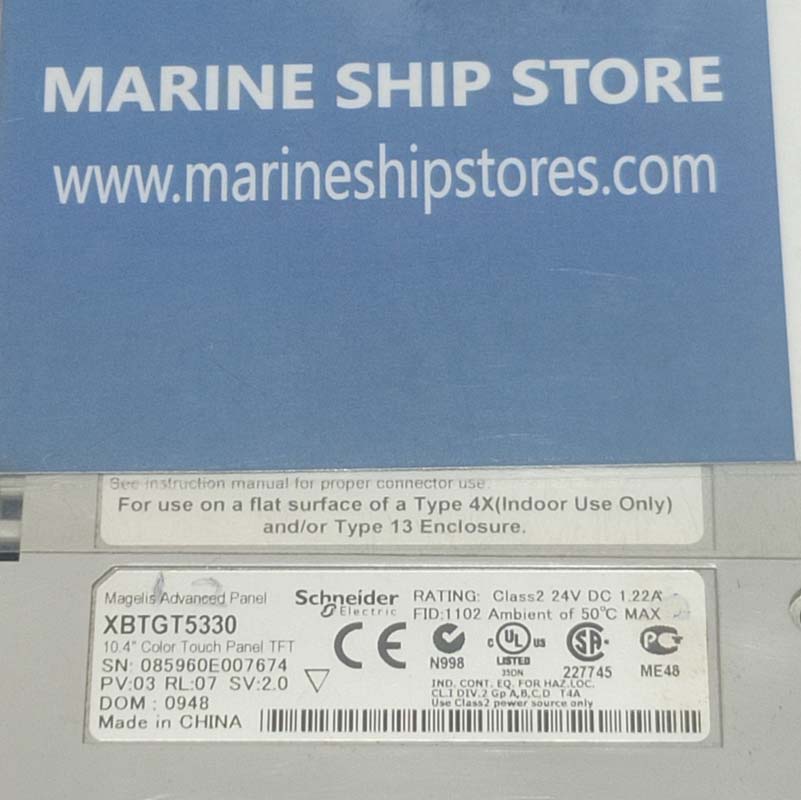 SCHNEIDER ELECTRIC MAGELIS XBTGT5330 10.4 COLOR TOUCG PANEL TFT
