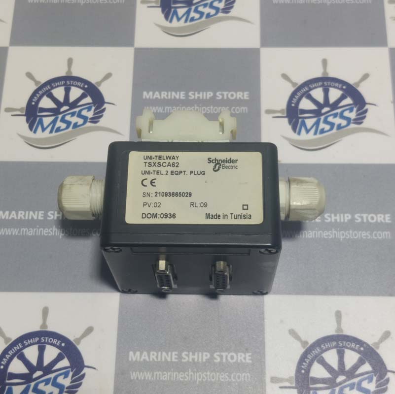 SCHNEIDER ELECTRIC TSXSCA62 2-CHANNEL JUNCTION FOR UNI-TELWAY 2EQPT PLUG