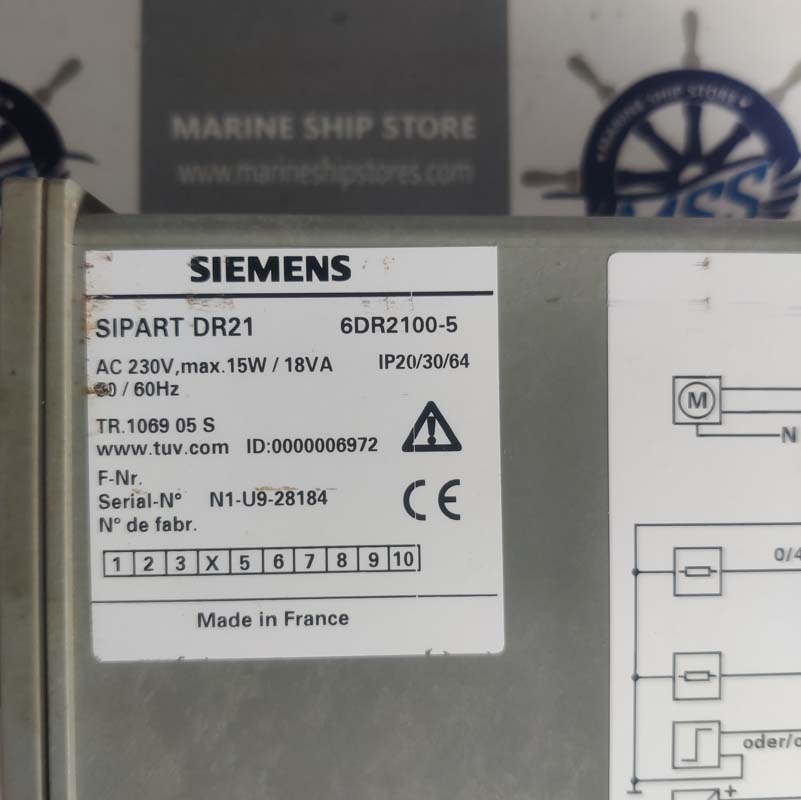 SIEMENS SIPART DR21-6DR2100-5-C73451-A3004-C3 CONTROLLER