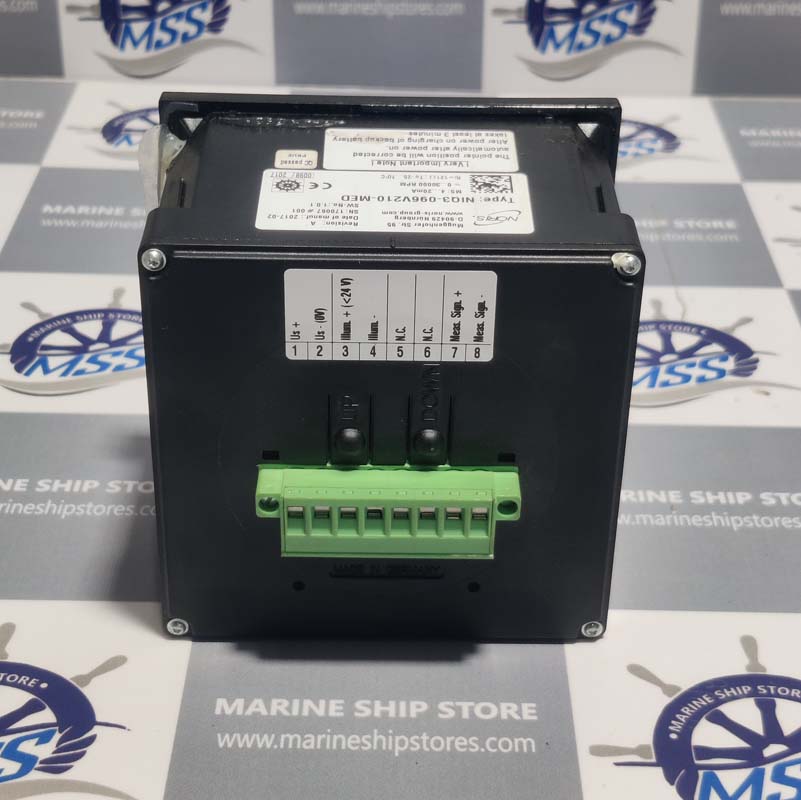 NORIS NIQ3-096V210-MED RPM TC SPEED INDICATOR-2 NORIS NIQ3-096V210-MED RPM TC SPEED INDICATOR