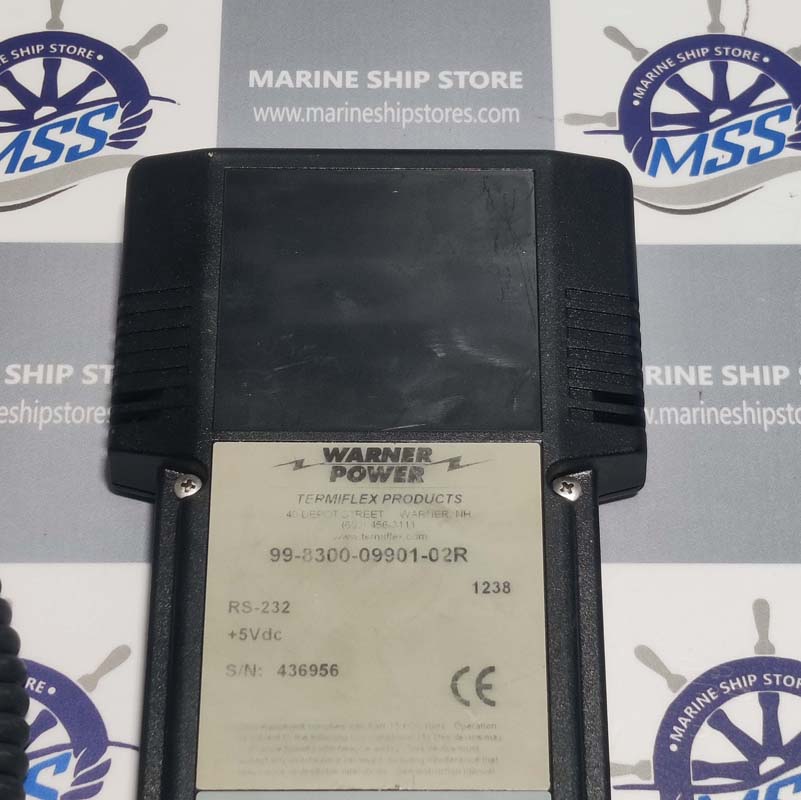 WARNER POWER 99-8300-09901-02R-RS-232 HAND HELD CONTROL DISPLAY UNIT-2 copy WARNER POWER 99-8300-09901-02R-RS-232 HAND HELD CONTROL DISPLAY UNIT copy