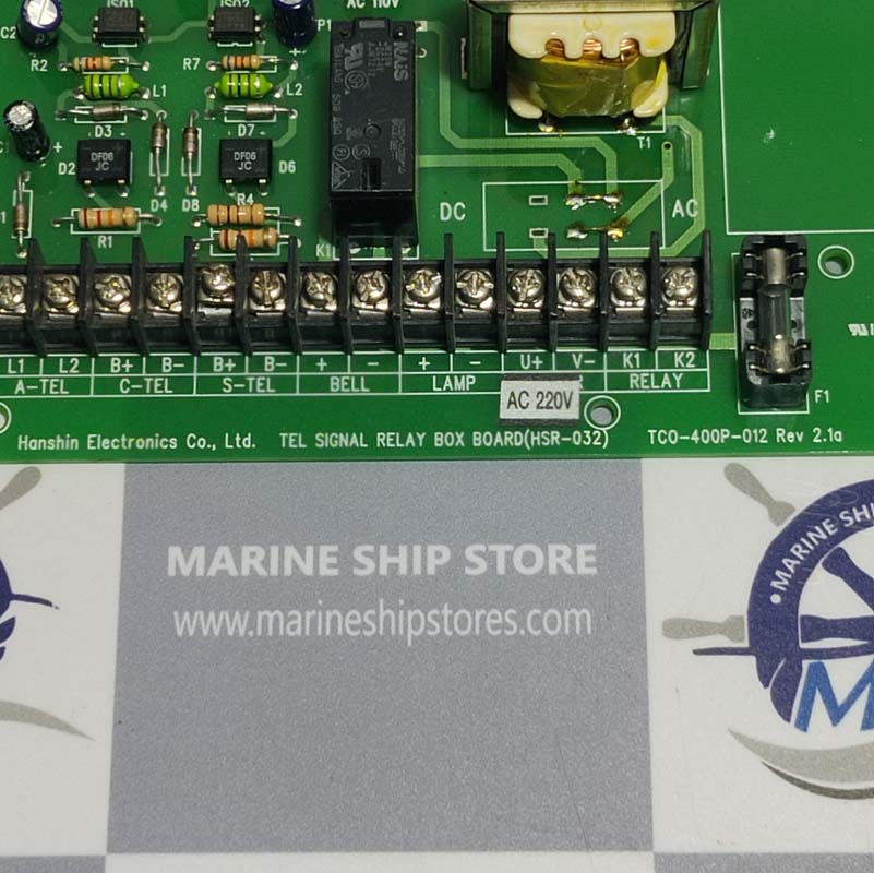 HANSHIN ELECTRONICS TCO-400P-012 REV.21A HSR-032 TEL SIGNAL RELAY BOX BOARD-2 HANSHIN ELECTRONICS TCO-400P-012 REV.21A HSR-032 TEL SIGNAL RELAY BOX BOARD