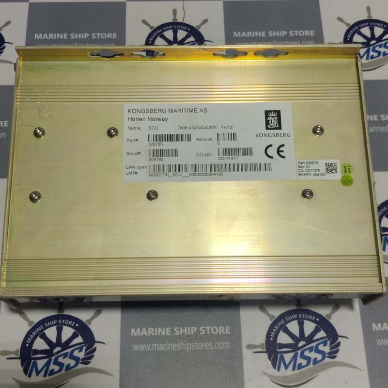 KONGSBERG MARITIME SCU PN-329785 REV.E 336217C SEGMENT CONTROLLER UNIT