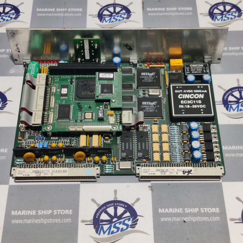 PRAXIS AUTOMATION 91.6.001.600-6001 REV.D PROCESSOR CARD