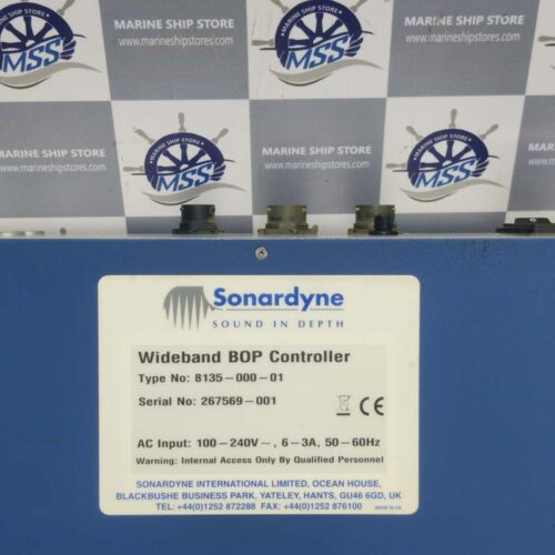 SONARDYNE 8135-000-01 WIDEBAND BOP CONTROLLER-ACOUSTIC VALVE CONTROL PANEL