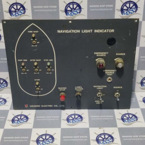 UZUSHIO ELECTRIC 1056 NAVIGATION LIGHT INDICATOR PANEL