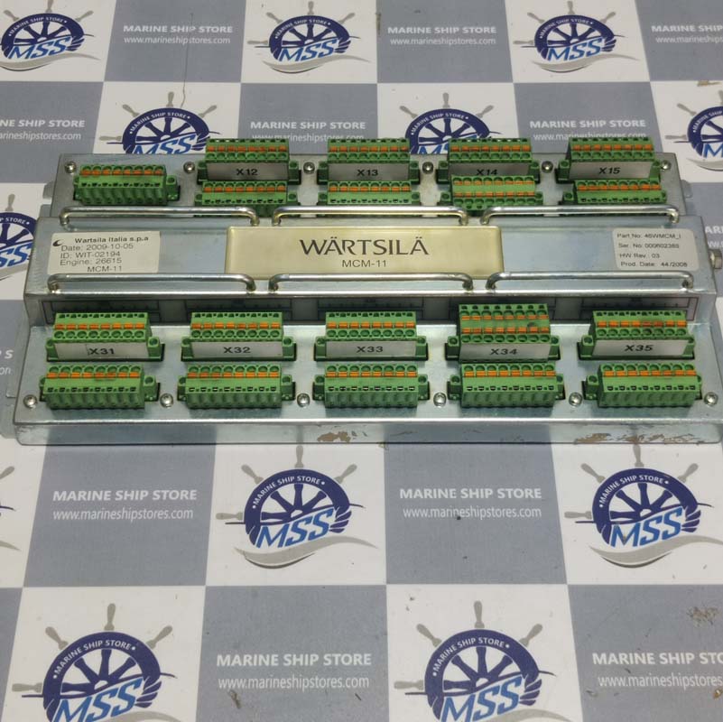 WARTSILA MCM-11 PN-46WMCM_I HW-REV.03 MAIN CONTROL MODULE WARTSILA MCM-11 PN-46WMCM_I HW-REV.03 MAIN CONTROL MODULE