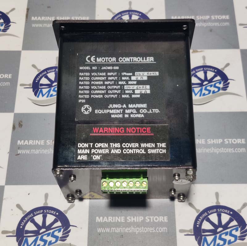 JUNG-A SERIES-JACMS-500 CVS-MOTOR CONTROLLER