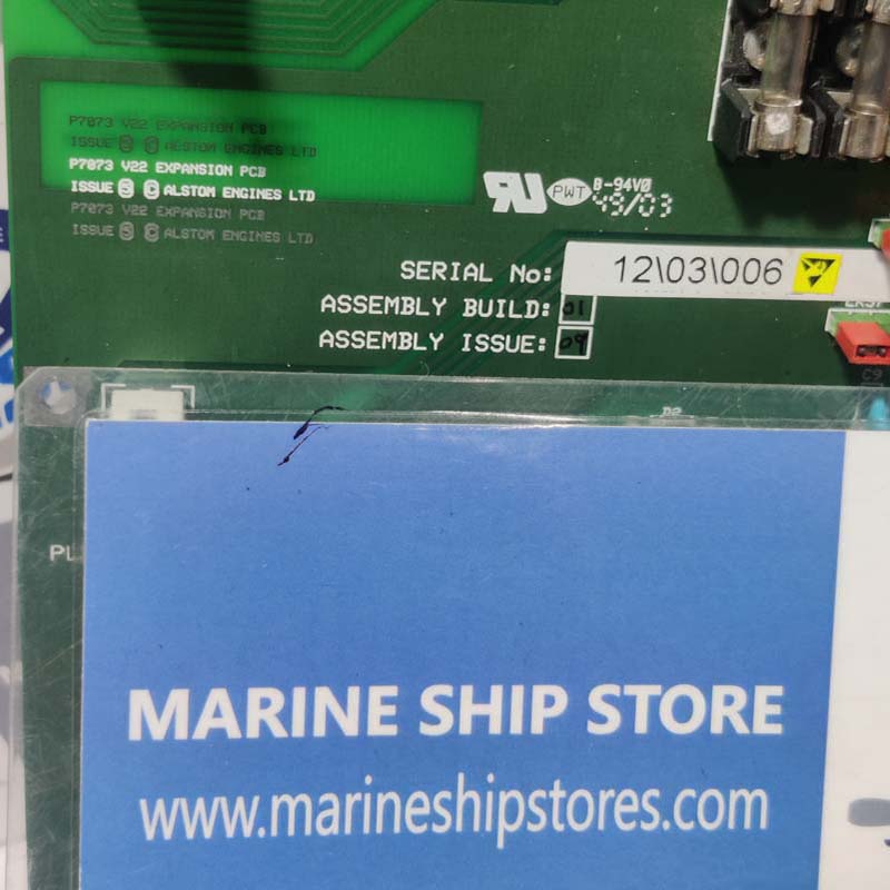 ALSTOM ENGINES P7073 V22 EXPANSION PCB BOARD
