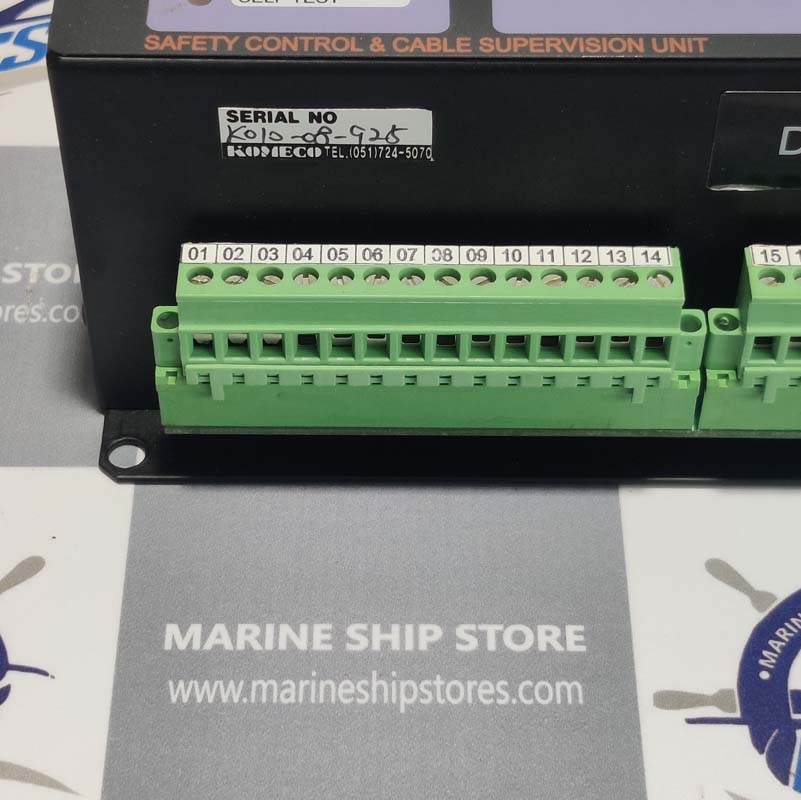 KOMECO SCCS-4-8 SAFETY CONTROL AND CABLE SUPERVISION UNIT-5 KOMECO SCCS-4-8 SAFETY CONTROL AND CABLE SUPERVISION UNIT