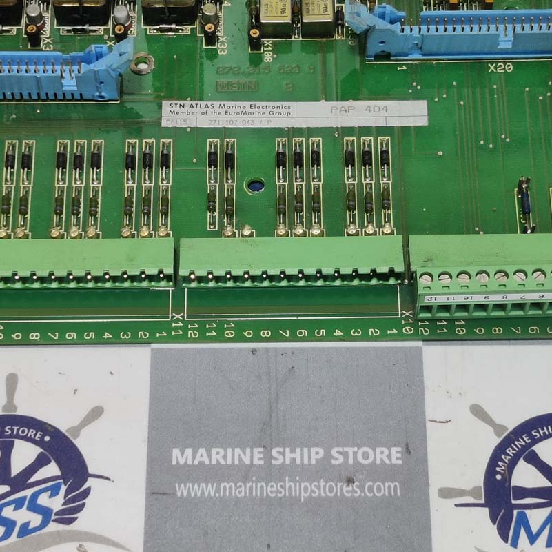 STN ATLAS MARINE ELECTRONICS PAP-404 271.107.843-P PCB BOARD-2 STN ATLAS MARINE ELECTRONICS PAP-404 271.107.843-P PCB BOARD
