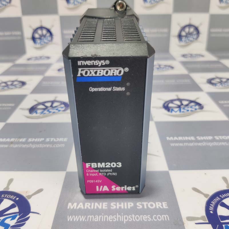 FOXBORO INVENSYS FBM203-P0914SV CHANNEL ISOLATED 8 INPUT RTD-PT-NI