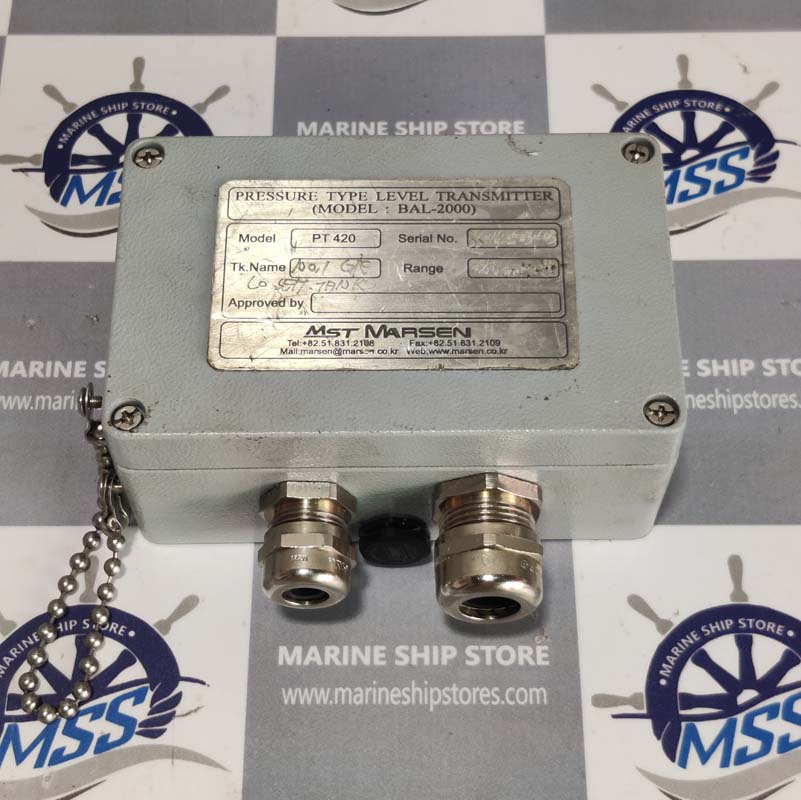 MST-MARSEN BAL-2000-PT420 PRESSURE TYPE LEVEL TRANSMITTER-1 MST-MARSEN BAL-2000-PT420 PRESSURE TYPE LEVEL TRANSMITTER