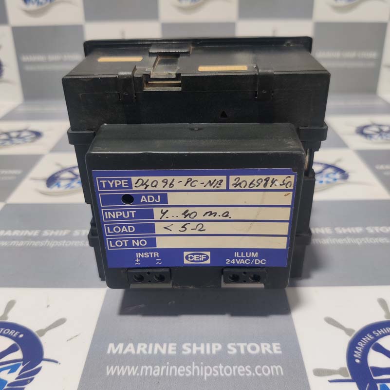NOR CONTROL-DEIF D4Q96-PC-NB STARTING AIR METER-1 NOR CONTROL-DEIF D4Q96-PC-NB STARTING AIR METER