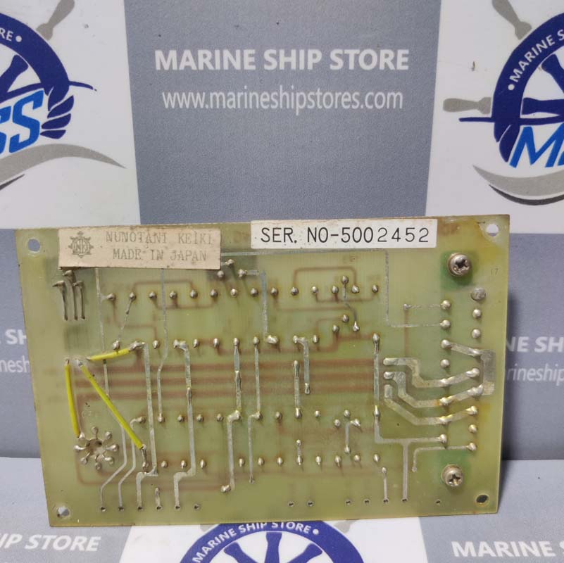 NUNOTANI KEIKI NDP CONT H-001B-A DWG NO-4M3-115208 PCB CARD