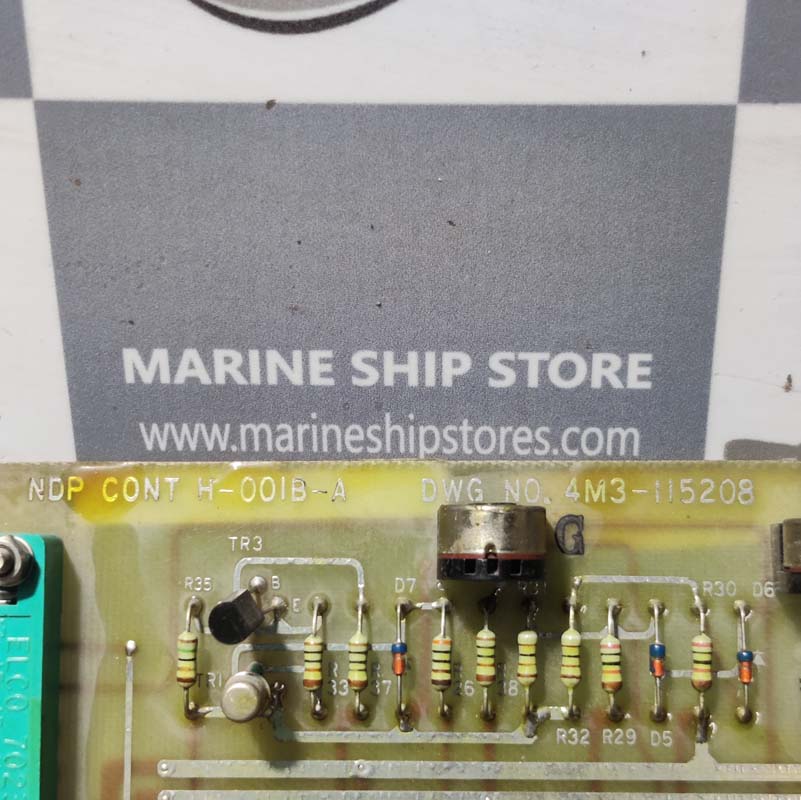 NUNOTANI KEIKI NDP CONT H-001B-A DWG NO-4M3-115208 PCB CARD