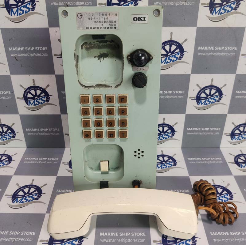 OKI-NIPPON ELECTRIC ODA-1780-2 MARINE TELEPHONE-1 OKI-NIPPON ELECTRIC ODA-1780-2 MARINE TELEPHONE