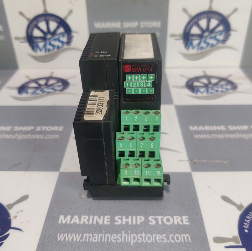 PROCES-DATA PD640 4-IO 4-CURRENT IO MODULE WITH BM-014 BASE MODULE