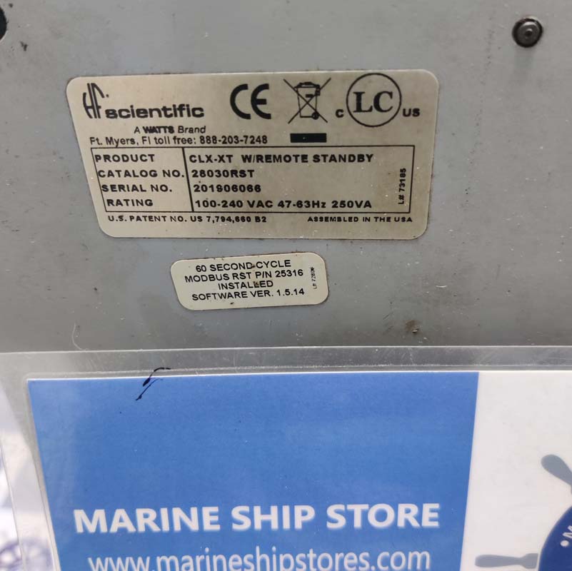 SCIENTIFIC CLX-XT W-REMOTE STANDBY ONLINE CHLORINE AND TRO MONITOR