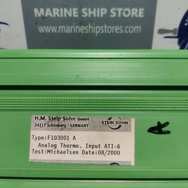 STEIN SOHN VISTA AUTOMATION ATI-6-F103001-A ANALOG THERMO INPUT MODULE-1 STEIN SOHN VISTA AUTOMATION ATI-6-F103001-A ANALOG THERMO INPUT MODULE