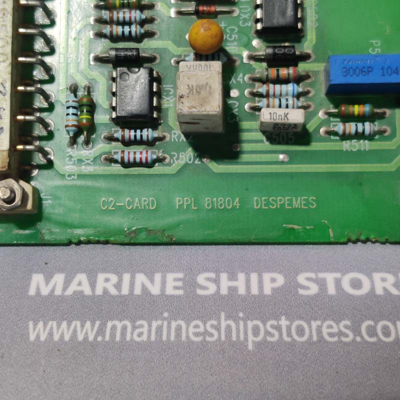 WARTSILA C2 NDE-CARD PPL 81804 DESPEMES CARD