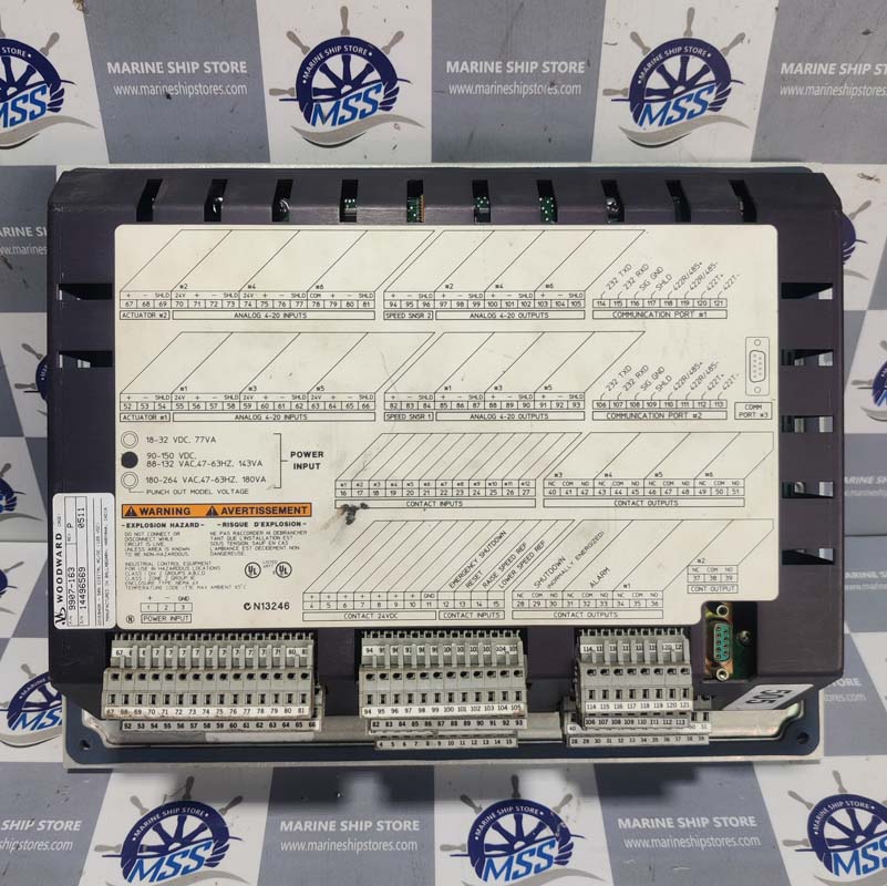 WOODWARD 9907-163-REV-P 505 DIGITAL TURBINE CONTROL