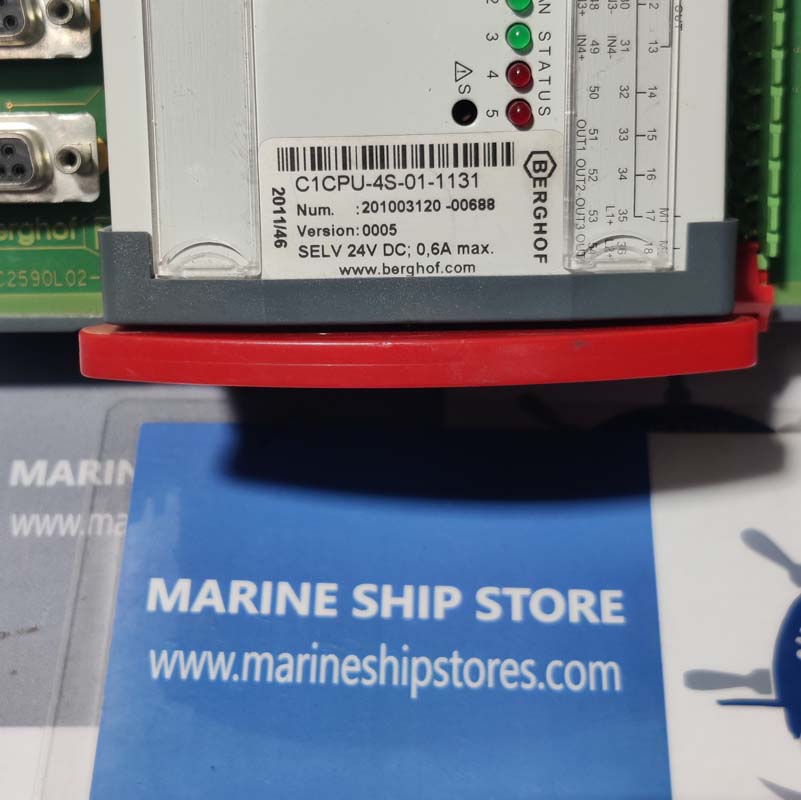 BERGHOF CONTROL C1CPU-4S-01-1131 VER-0005 CONTROL MODULE