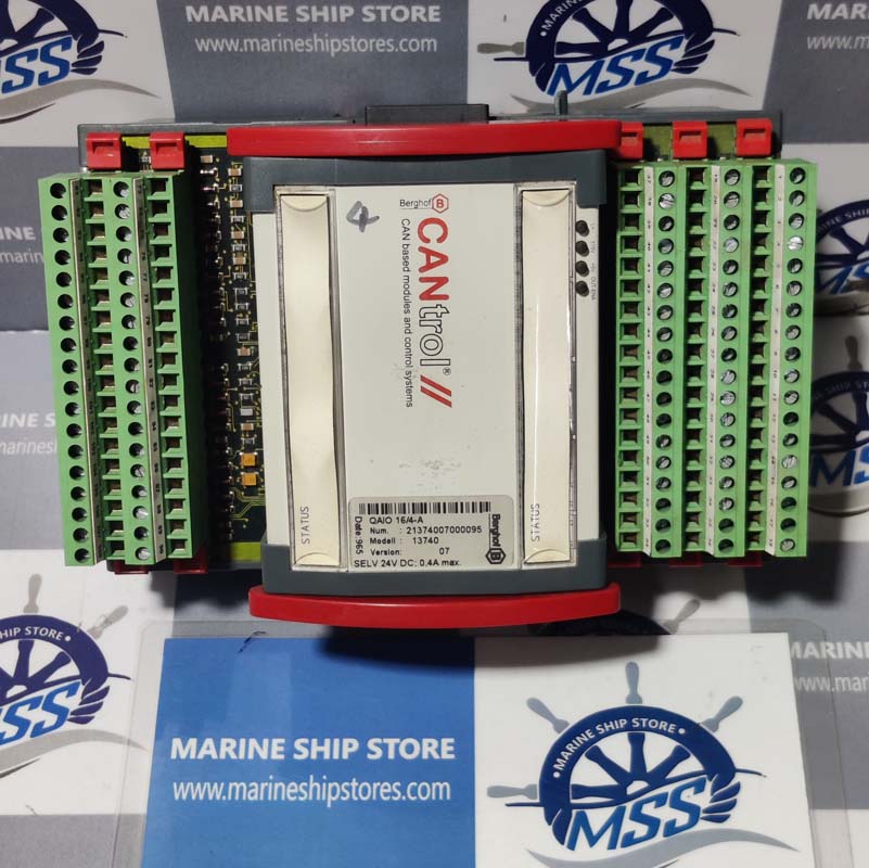 BERGHOF CONTROL QAIO-16-4-A-13740 VER-07 ANALOG EXTENSION MODULE