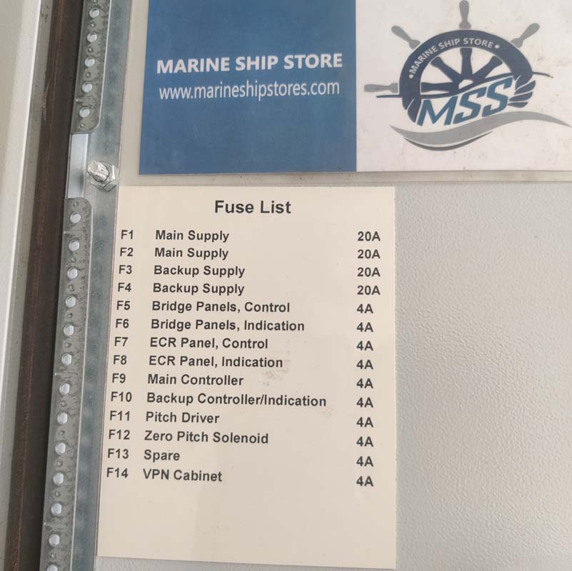 BRUNVOLL NEPTURE II CPP CPU CABINET FOR CONTROLLABLE PITCH PROPULSION