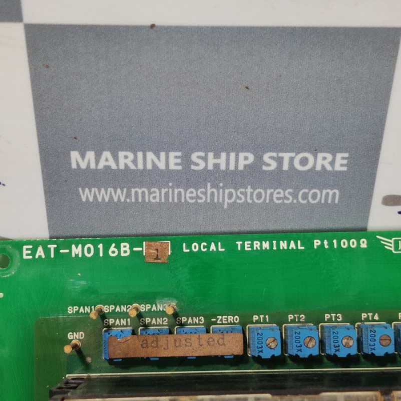 JRCS EAT-M016B-1 LOCAL TERMINAL PT100OHMS PCB CARD-1 JRCS EAT-M016B-1 LOCAL TERMINAL PT100OHMS PCB CARD