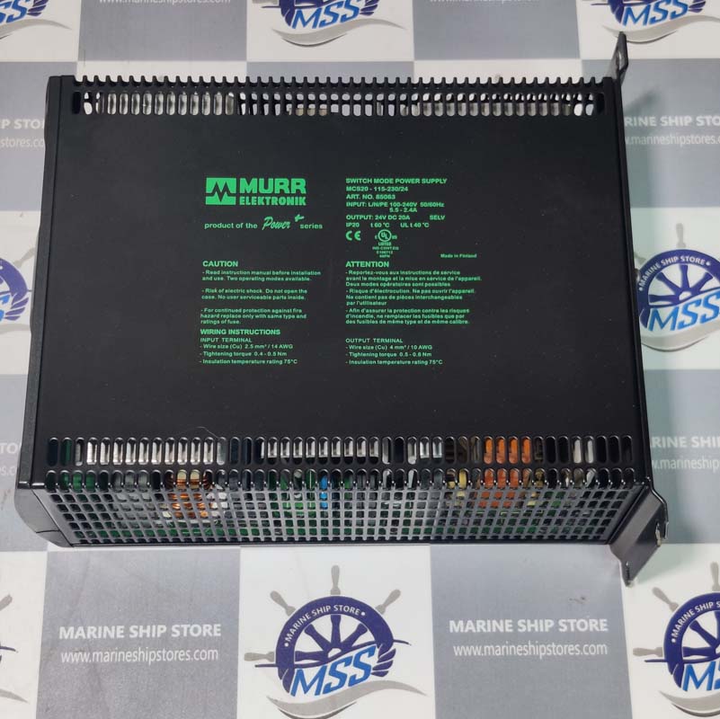 MURR ELEKTRONIK MCS20-115-230-24-85063 SWITCH MODE POWER SUPPLY