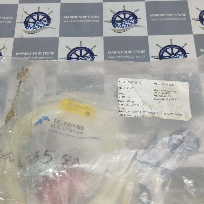 OCEANEERING 0297357 CONNECTOR RECEPTACLE-316SS-14P-16AWG KIT