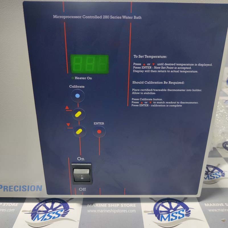 THERMO SCIENTIFIC MODEL-2841 PN-101522359 MICROPROCESSOR CONTROLLED 280 SERIES WATER BATH