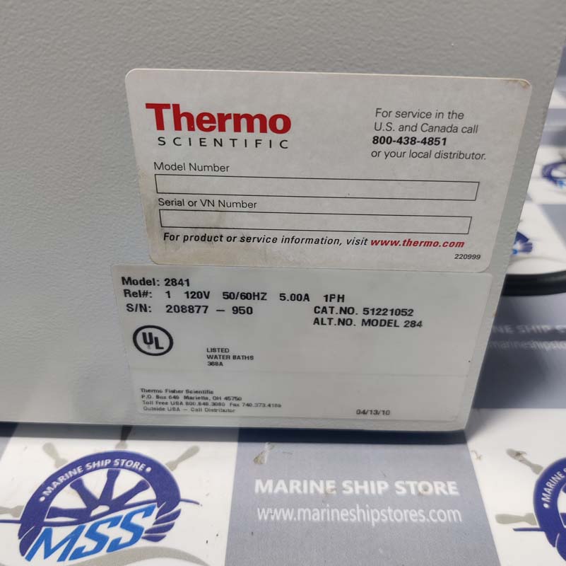 THERMO SCIENTIFIC MODEL-2841 PN-101522359 MICROPROCESSOR CONTROLLED 280 SERIES WATER BATH
