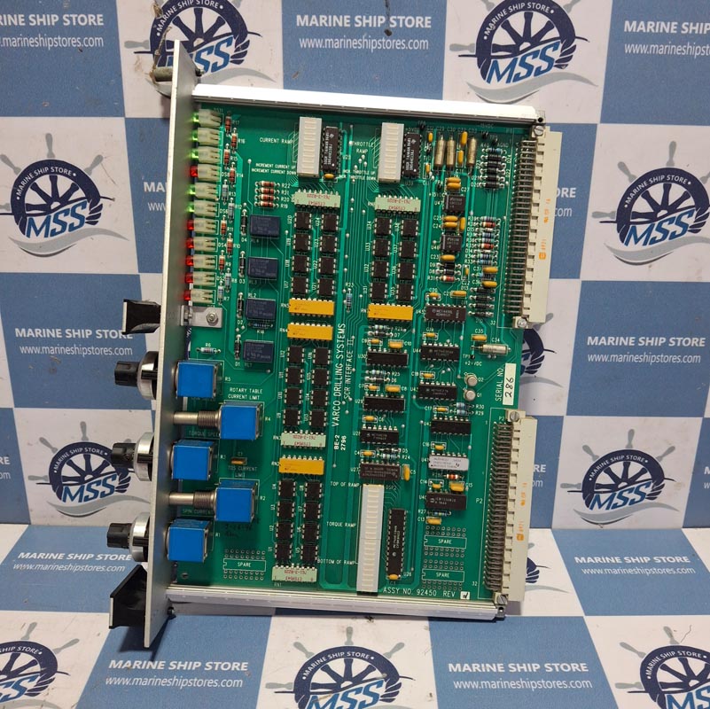 VARCO DRILLING SYSTEM SCR INTERFACE II 92450 REV-D PCB CARD