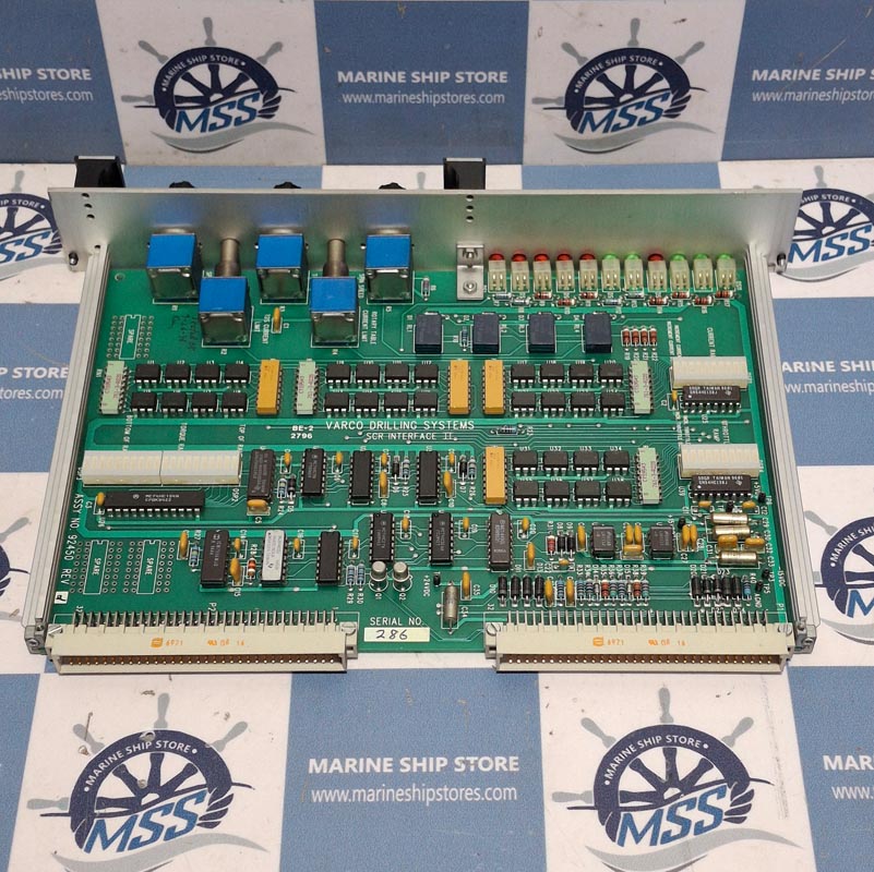 VARCO DRILLING SYSTEM SCR INTERFACE II 92450 REV-D PCB CARD